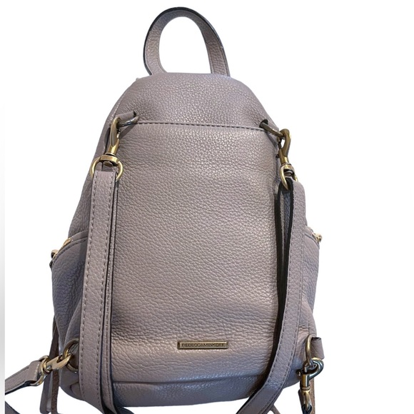 REBECCA MINKOFF mini Julian Pebbled leather Backpack - Picture 7 of 16